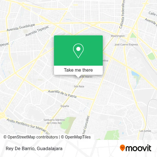 Rey De Barrio map