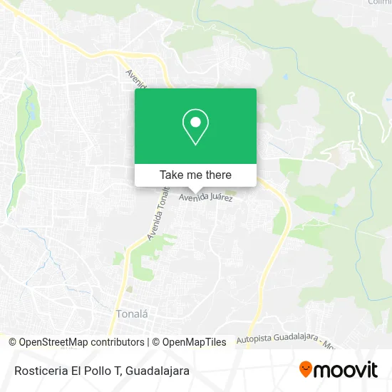 Rosticeria El Pollo T map