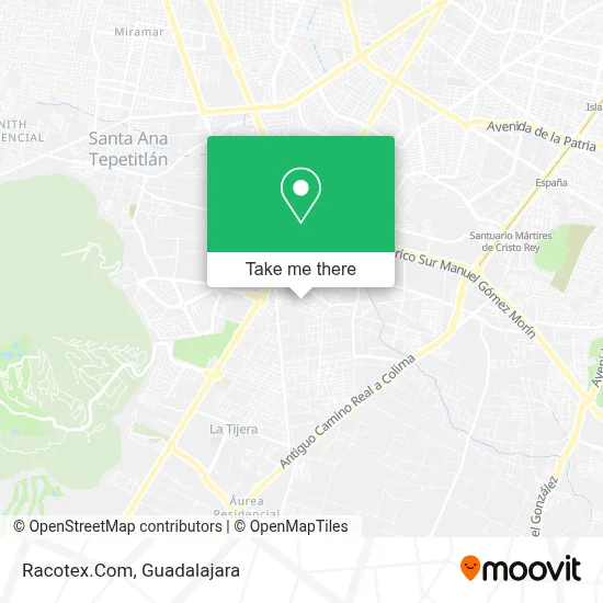 Racotex.Com map