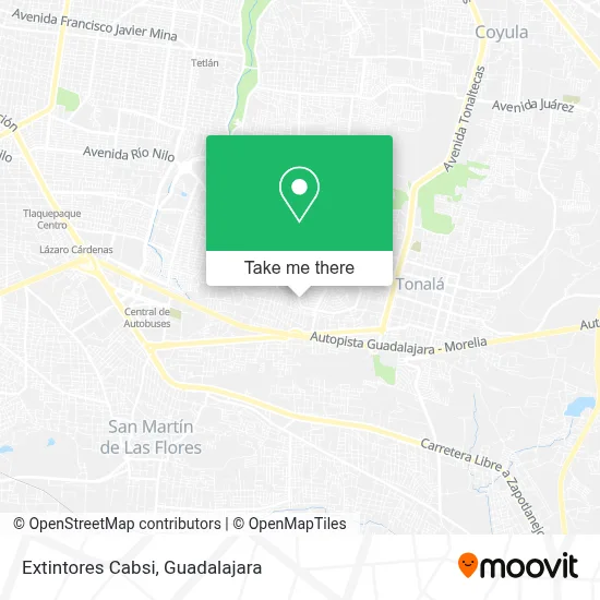Extintores Cabsi map