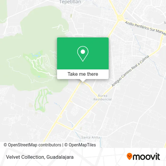 Velvet Collection map
