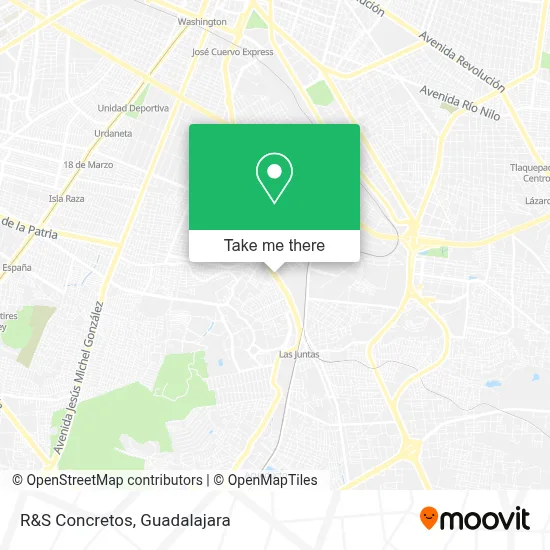 R&S Concretos map