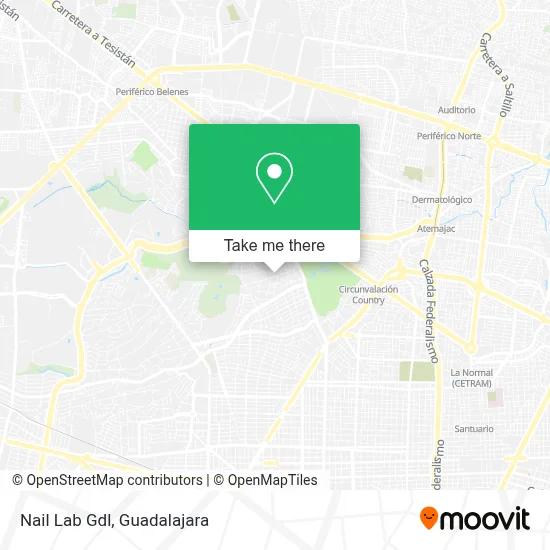 Nail Lab Gdl map