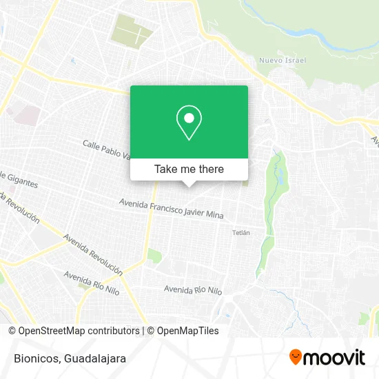 Bionicos map