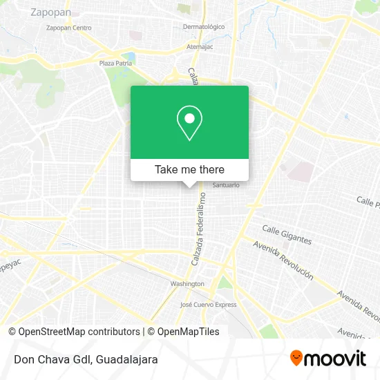 Don Chava Gdl map