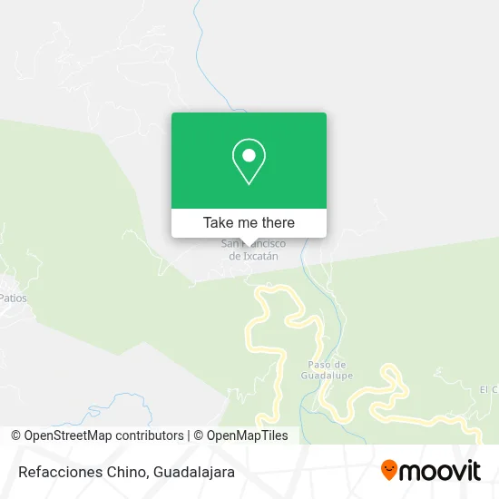 Refacciones Chino map