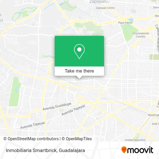 Inmobiliaria Smartbrick map