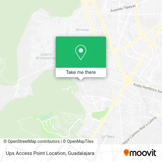 Ups Access Point Location map
