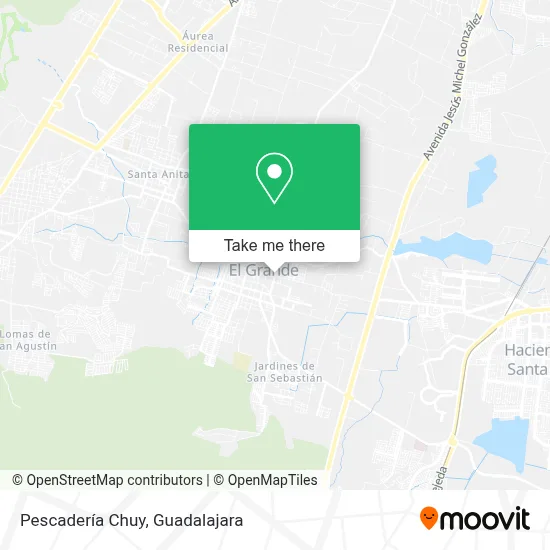Pescadería Chuy map