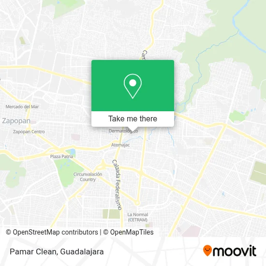 Pamar Clean map