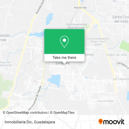 Inmobiliaria Dic map