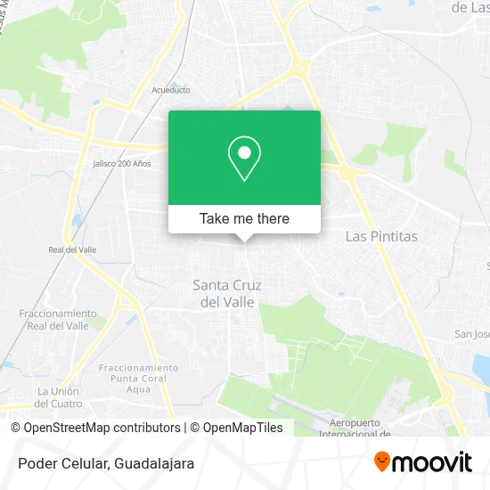 Poder Celular map