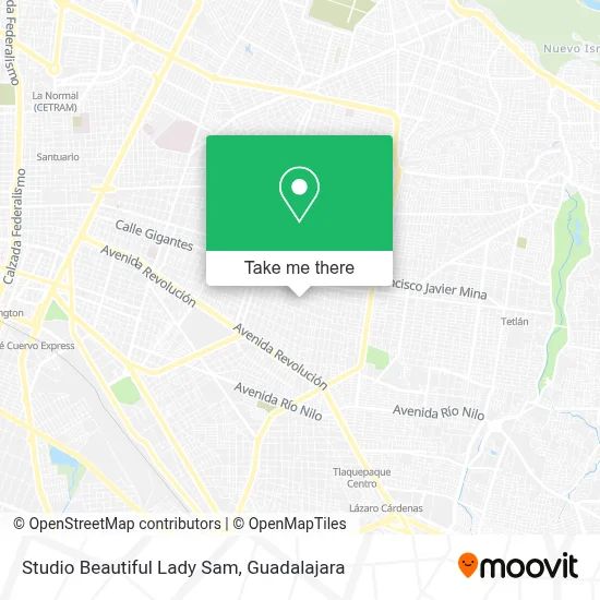 Studio Beautiful Lady Sam map