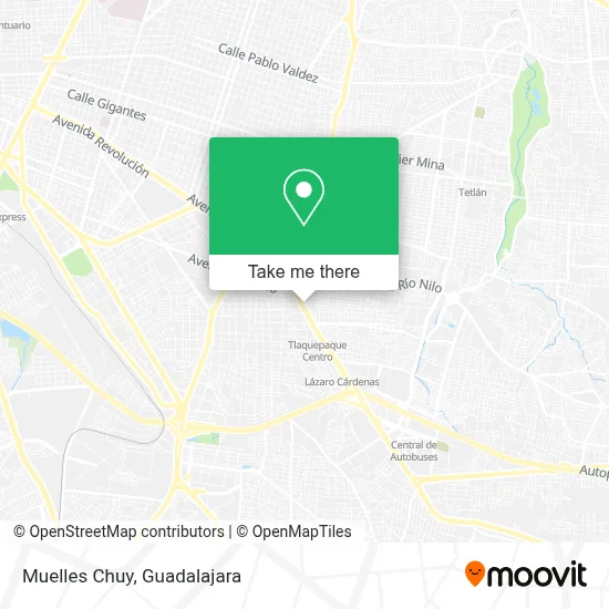 Muelles Chuy map