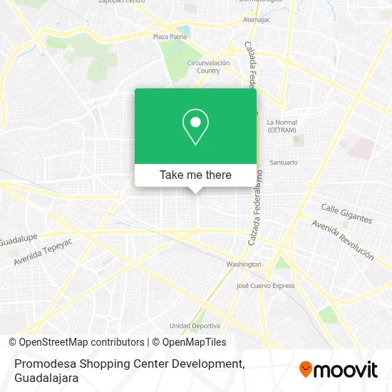 Promodesa Shopping Center Development map
