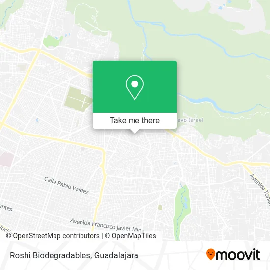 Roshi Biodegradables map
