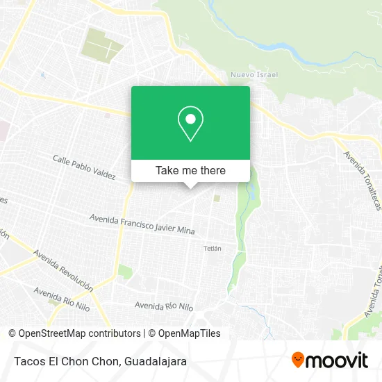Tacos El Chon Chon map