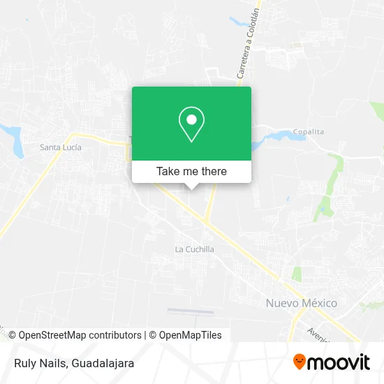 Ruly Nails map