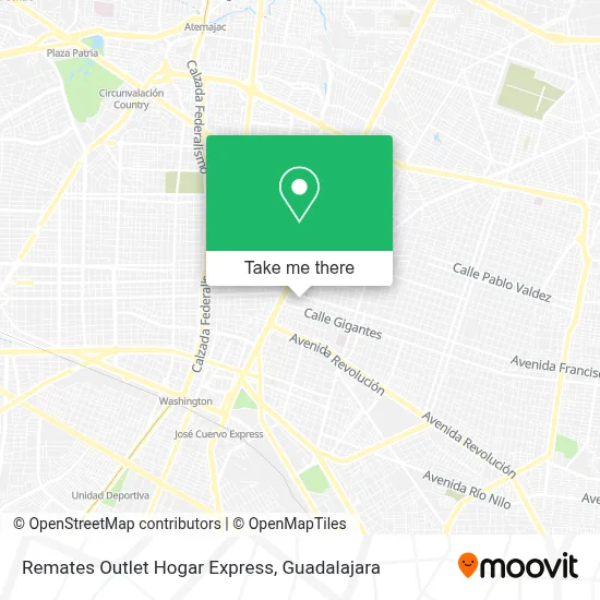 Remates Outlet Hogar Express map