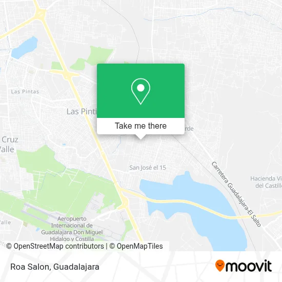 Roa Salon map