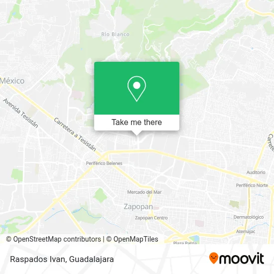 Raspados Ivan map