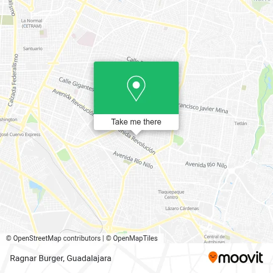 Ragnar Burger map