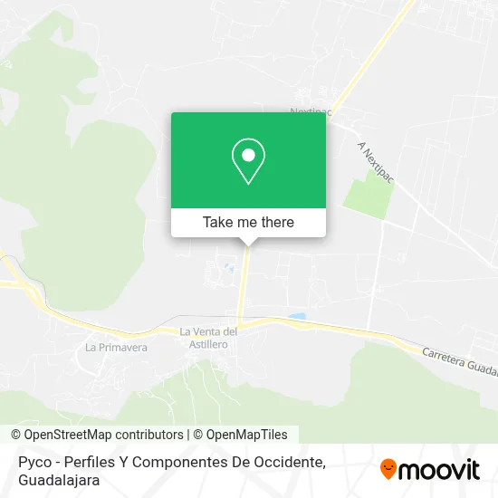 Pyco - Perfiles Y Componentes De Occidente map