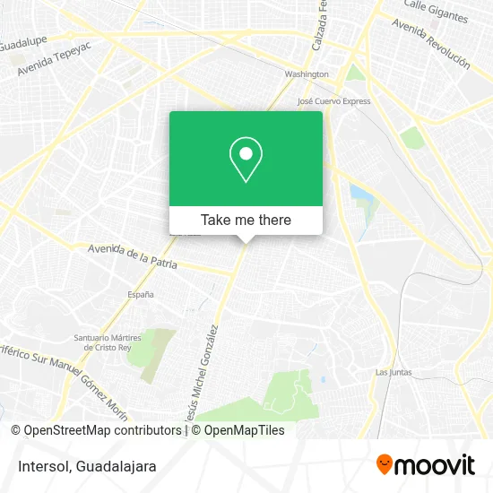 Intersol map