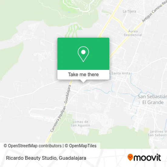Ricardo Beauty Studio map