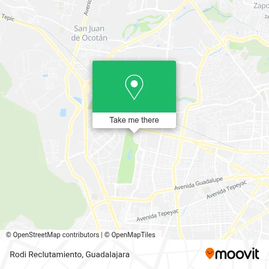 Rodi Reclutamiento map