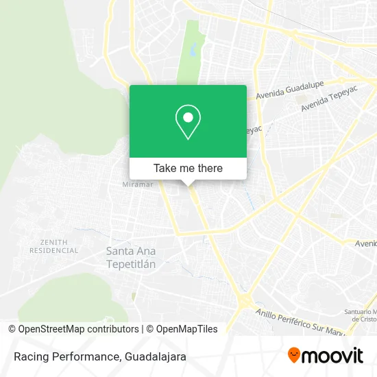 Racing Performance map