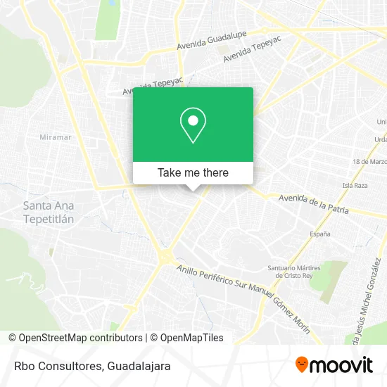 Rbo Consultores map