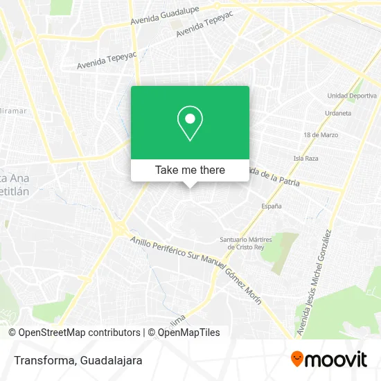 Transforma map