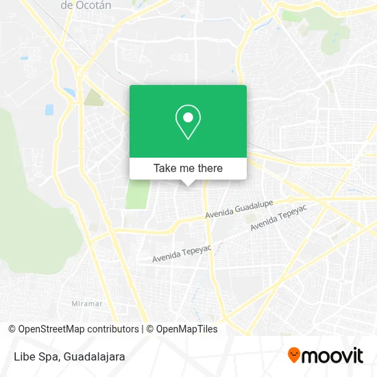 Libe Spa map