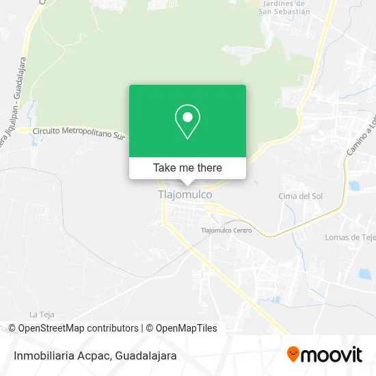 Inmobiliaria Acpac map