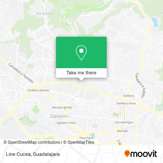 Line Cucea map