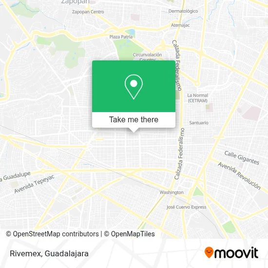 Rivemex map