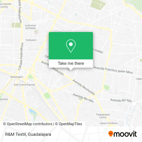 R&M Textil map