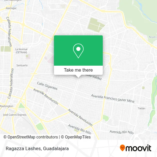 Ragazza Lashes map