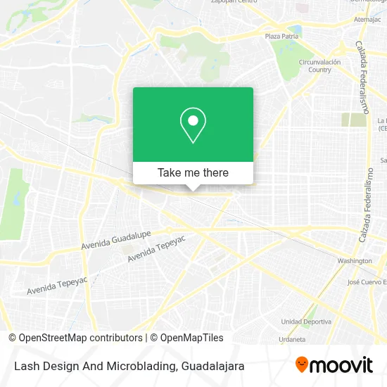 Lash Design And Microblading map
