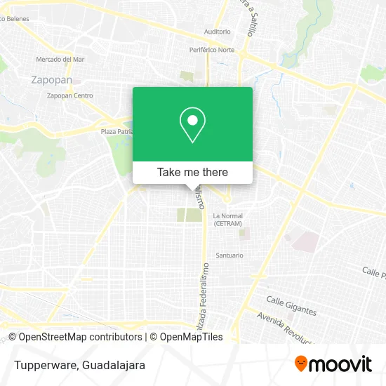 Tupperware map