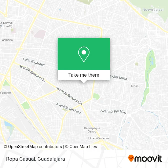 Ropa Casual map