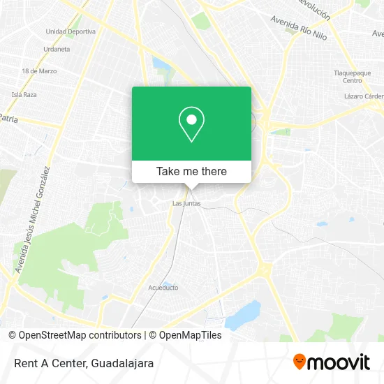 Rent A Center map