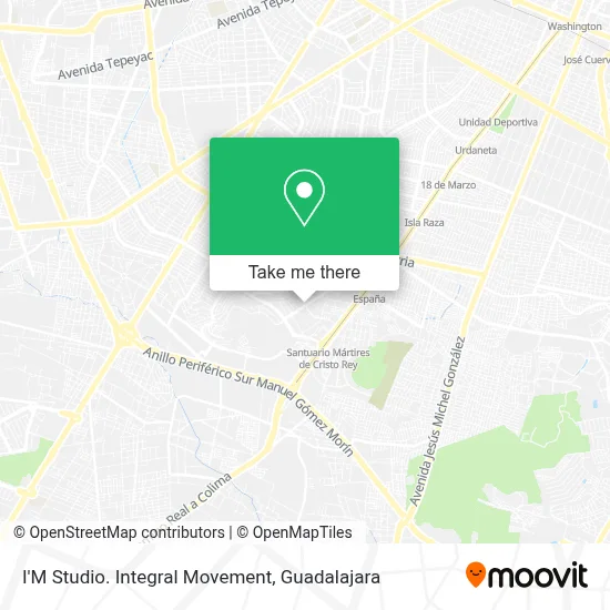 I'M Studio. Integral Movement map