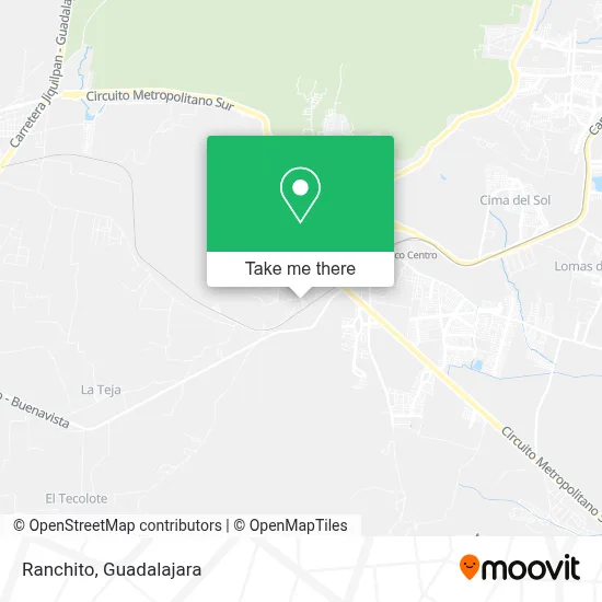 Ranchito map