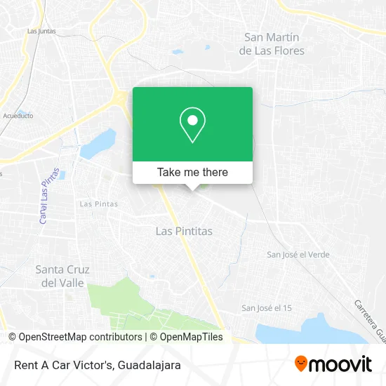 Rent A Car Victor's map
