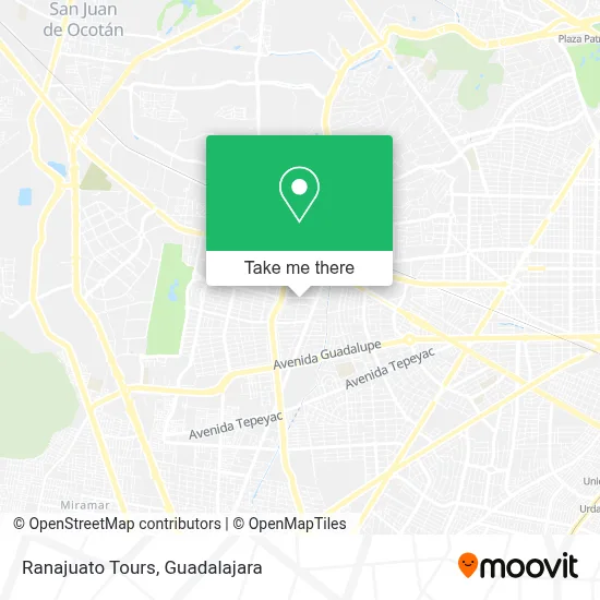 Ranajuato Tours map