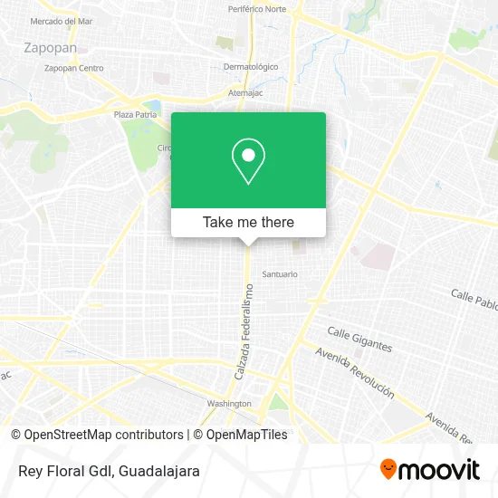 Rey Floral Gdl map