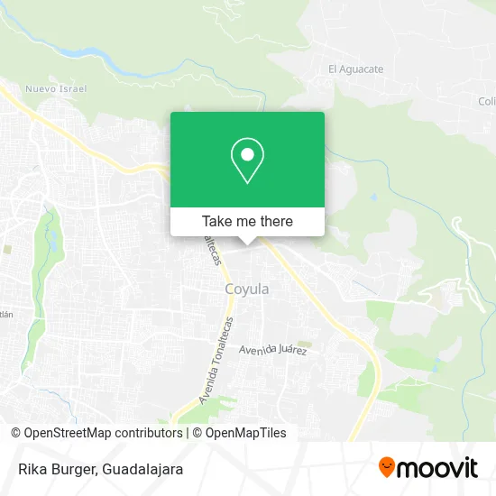Rika Burger map