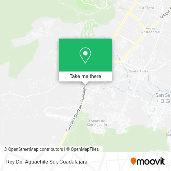 Rey Del Aguachile Sur map